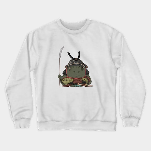 Samurai frog Crewneck Sweatshirt by wrsartist
